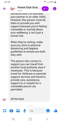 Under 1s support changes