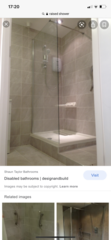 Open or fully enclosed shower