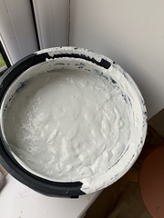 Dulux White Cotton - grey/blue?!