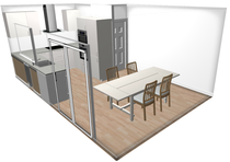 A bigger kitchen/dining area in a 1930s semi detached house