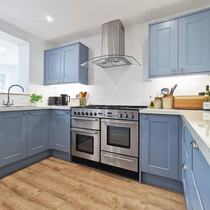 Would this blue kitchen put you off buying a house?