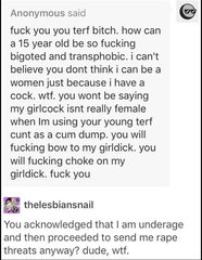 Evidence of TRA /Gender Idealogue Homophobia
