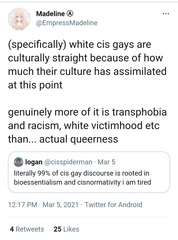 Evidence of TRA /Gender Idealogue Homophobia