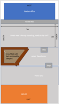 Help a newbie breathe life back into small paved garden (with diagram!)