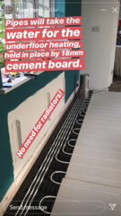 Retrofitting a house with underfloor heating