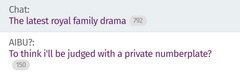 Active thread topics talk to each other. Aibu to think so?