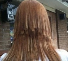 To give myself a Ponytail Haircut?