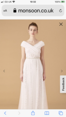 If you were a short, chubby, 42 year old bride with no shops...