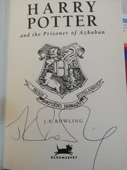 Selling signed Harry Potter books and artwork