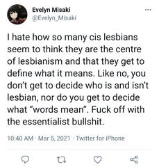 Evidence of TRA /Gender Idealogue Homophobia