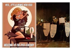 Evidence of TRA /Gender Idealogue Homophobia