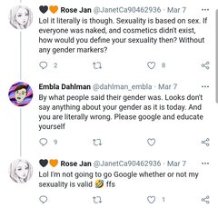 Evidence of TRA /Gender Idealogue Homophobia