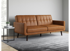 To sulk because DH doesn't want to buy a fabric sofa?