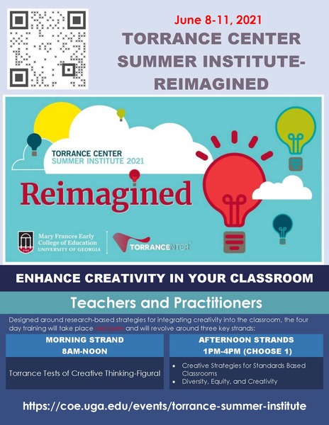 Workshops: Enhance Creativity in Your Classroom [June 8-11, 2021]