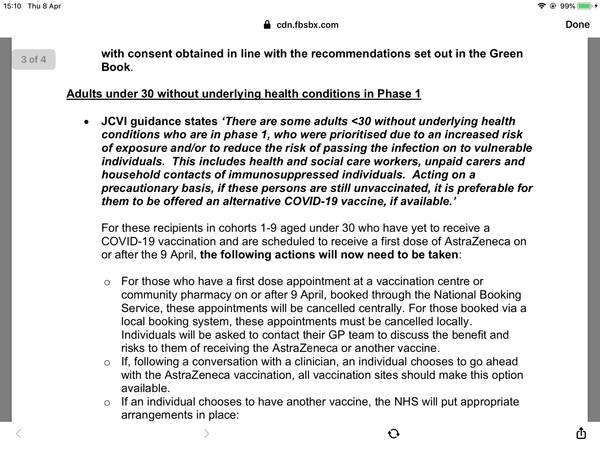 I've decided not to go ahead with my 2nd dose of the AZ vaccine. I'm happy having the Pfizer - will this be allowed?