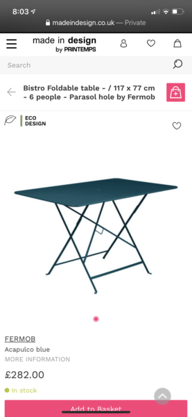 Bistro table woe - help appreciated!