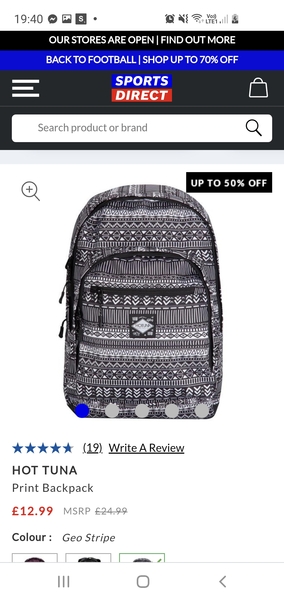 What rucksack is your year 7/8/9 daughter wearing to school?