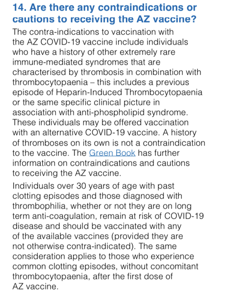 I'm more at risk of getting blood clots so WTF do I do re: AZ?