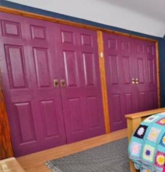 Painting wood doors - picture attached