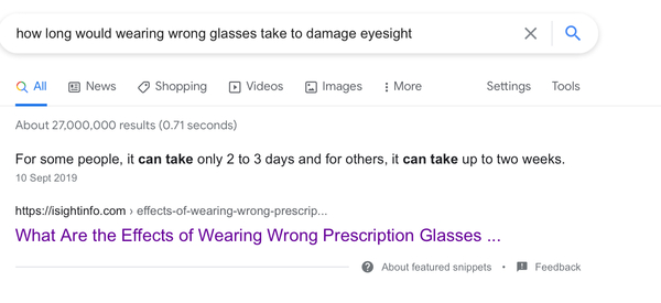 Toddler wore my glasses and now I am worried