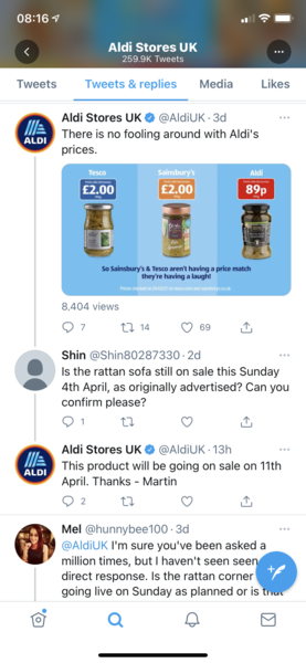 Anyone in the Aldi queue?