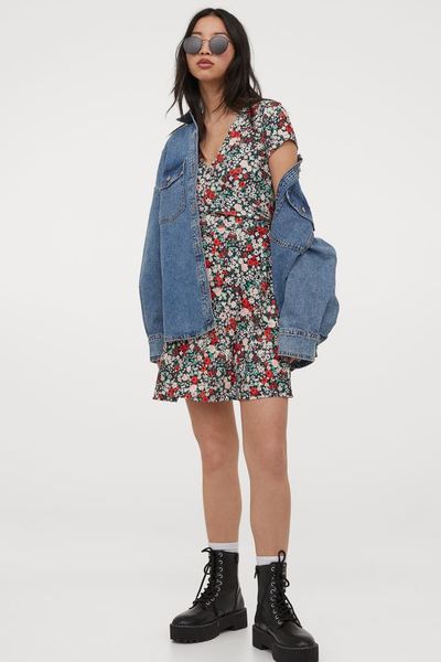 Is it frumpy to wear leggings under a dress..?