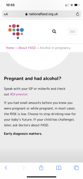 Few sips of red wine when pregnant?