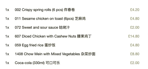 To ask if you view food such as takeaways as a waste of money