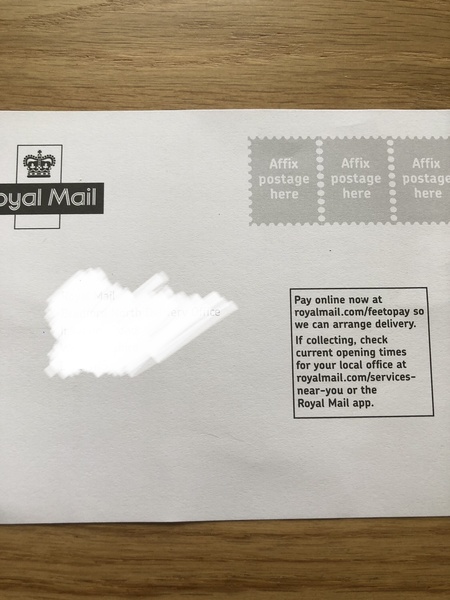 Sender didn't pay the full fee