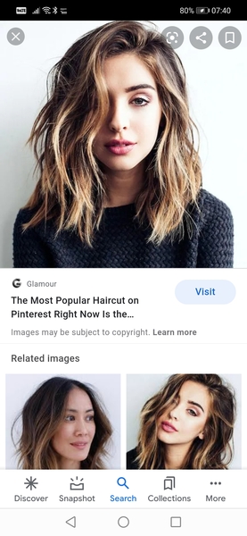 I've got a Rachel haircut!