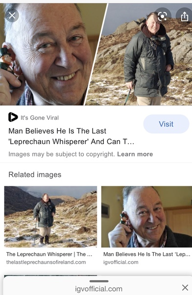 Um, did anyone just see that programme about leprechauns?