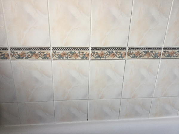 Bathroom tiles. Dated?