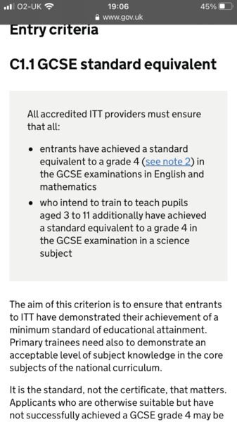 To be gutted I got turned down by OU to study PGCE