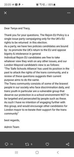 Greater London Authority Elections