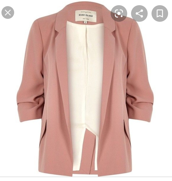Ruched sleeve blazers - not black