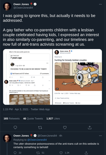 Anyone fancy co-parenting with LOJ?