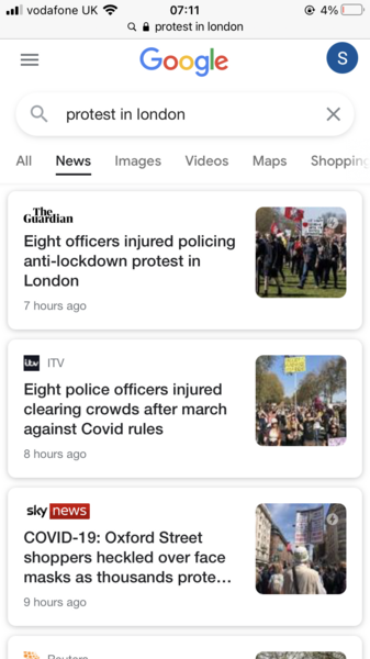Tens of thousands of people protested in London yesterday, why isn’t it in the news?