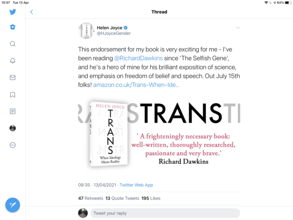 Richard Dawkins - request for discussion on Identity
