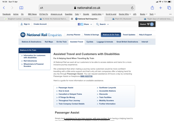 To think the National Rail website should not be in black and white?