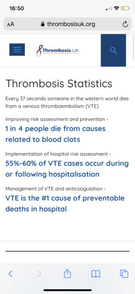 Now 79 cases of AZ-related blood clots in the U.K. and 19 deaths *title edited by MNHQ at OP's request*
