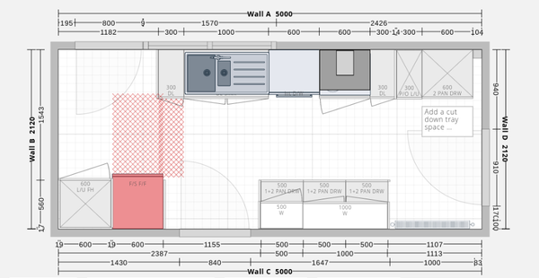 Please help me plan my new kitchen