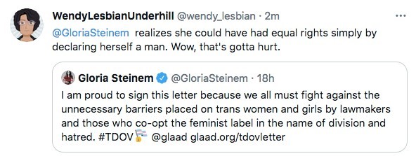 Gloria Steinem and friends Open Letter