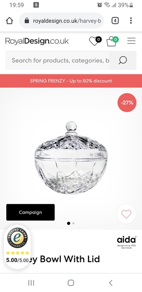 Lidded glass bowl - how to display
