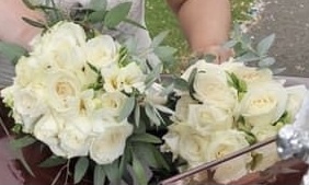 to use normal hand tied bouquets