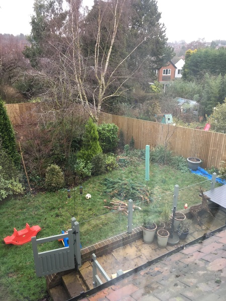 Any advice on glass balustrade to replace old metal railings on patio?