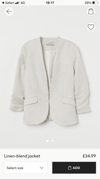 Ruched sleeve blazers - not black
