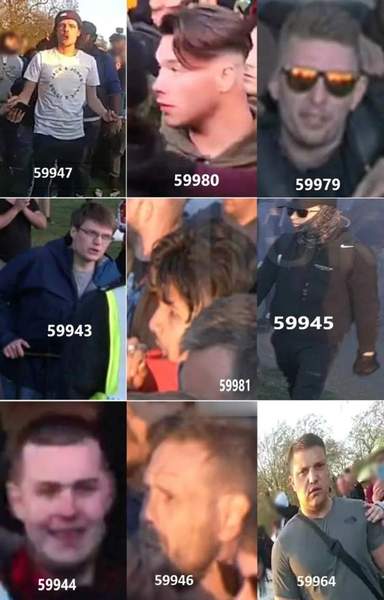 Anti lockdown protests yesterday.