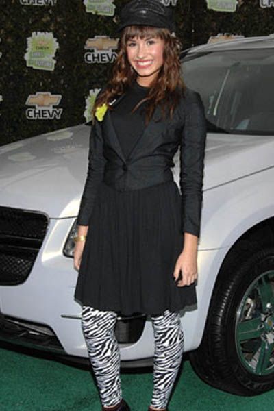 Is it frumpy to wear leggings under a dress..?