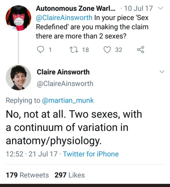 AIBU to think school children should not be taught that there are 3 biological sexes and be shown cartoons of shagging hyenas?
