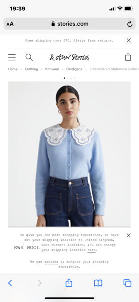 To say that cardigans always look frumpy?